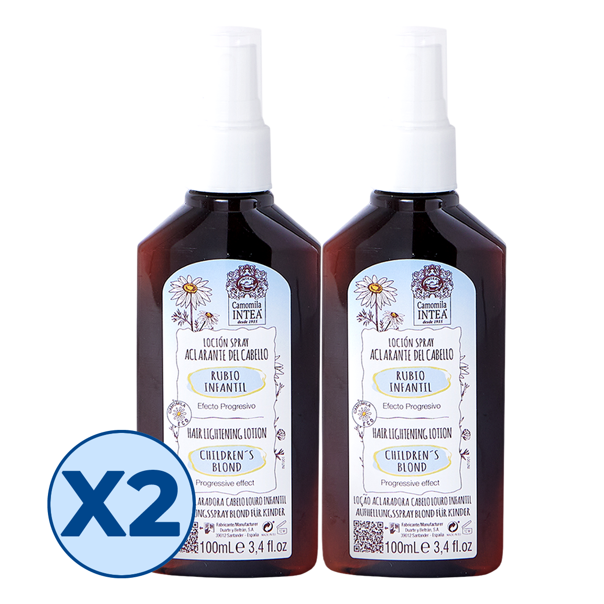 X2 Aclarador de Cabello - Rubio Infantil